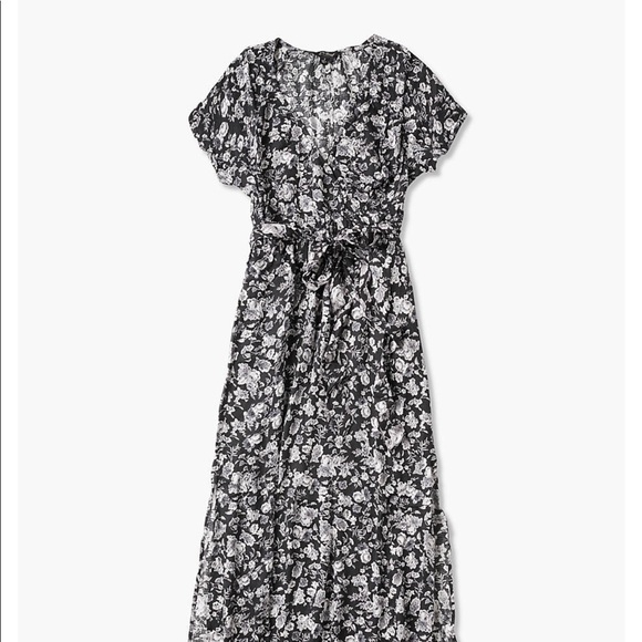 Lucky brand floral black maxi dress - Picture 3 of 3